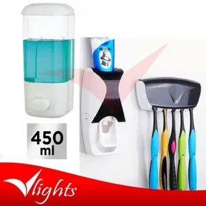 Paket Hemat - Dispenser Sikat Gigi Free Dispenser Sabun Cair Free
