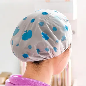 RW095 Shower Cap Topi Penutup Rambut Mandi Masak Agar Tidak Basah