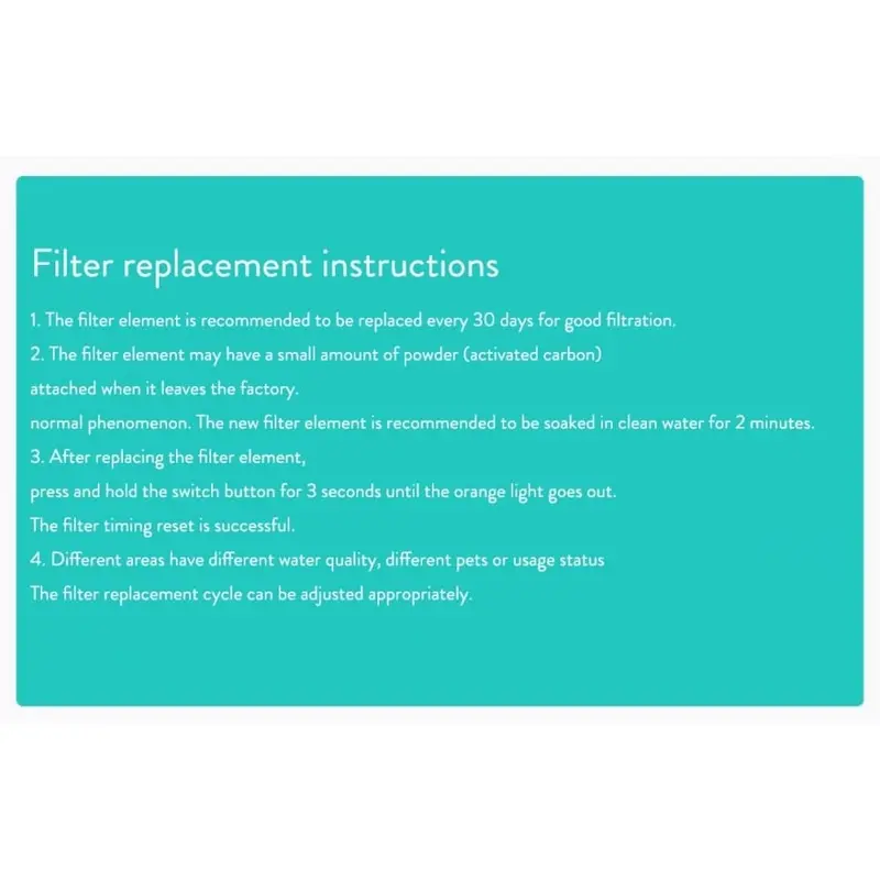 Replacement Filter for XIAOMI KITTEN PUPPY Pet Dispenser MG-WF001A 2