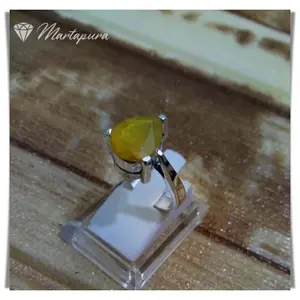 CPA0087 Cincin Permata Yellow Safir