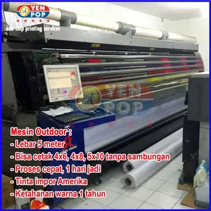 Cetak BANNER | BALIHO (FRONTLITE) - 5 Meter Tanpa Sambungan