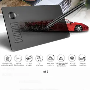 USB Tablet Desain Grafis & Pen Grafis u/PC & Laptop-Layar Besar-Promo