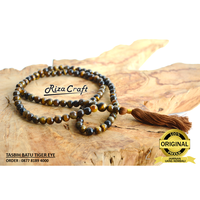 Gambar Tasbih Batu Akik Tiger Eye Asli Alam Natural 99 Butir Kualitas Terbaik dari Watu Kayu Craft Kota Magelang 4 Tokopedia