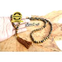 Gambar Tasbih Batu Akik Tiger Eye Asli Alam Natural 99 Butir Kualitas Terbaik dari Watu Kayu Craft Kota Magelang 3 Tokopedia