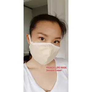 Masker Kain Life Mask Import Adult Children PALING LARIS Anti Bacteria