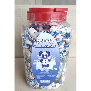 PANDA PERMEN LUNAK RASA SUSU TOPLES 660gr 200pcs