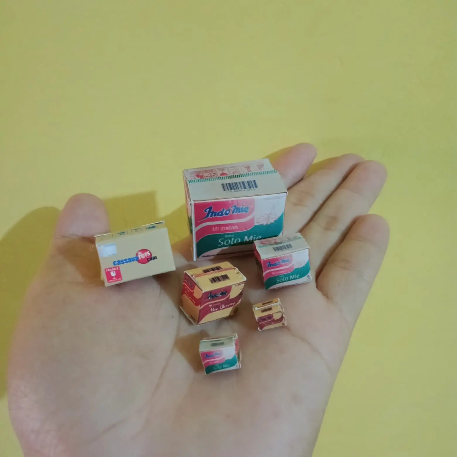 Diorama Miniatur Kardus Indomei skala 64 dan skala 24