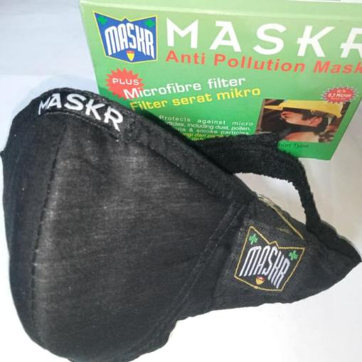 Masker active karbon pendek / masker anti debu/asap