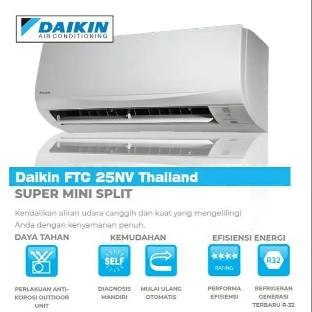 AC SPLIT DAIKIN 1PK STC25NV (Thailand Made) Unit Saja -Khusus Semarang 0