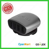 Gambar Capdase POSH 4 USB Car Charger / Adaptor Mobil Fast Charge - Original - SILVER dari CyanMart Kota Administrasi Jakarta Barat 2 Tokopedia