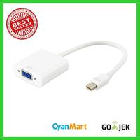 Gambar Adapter Converter Mini Display Thunderbolt to VGA Port Female dari CyanMart Kota Administrasi Jakarta Barat 1 Tokopedia