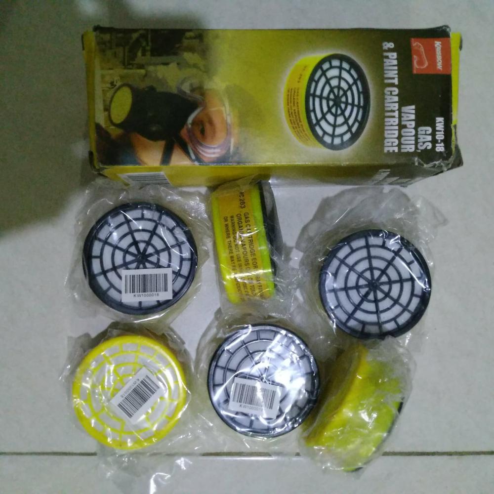 Refill Masker Filter cartridge kimia gas, vapour and paint
