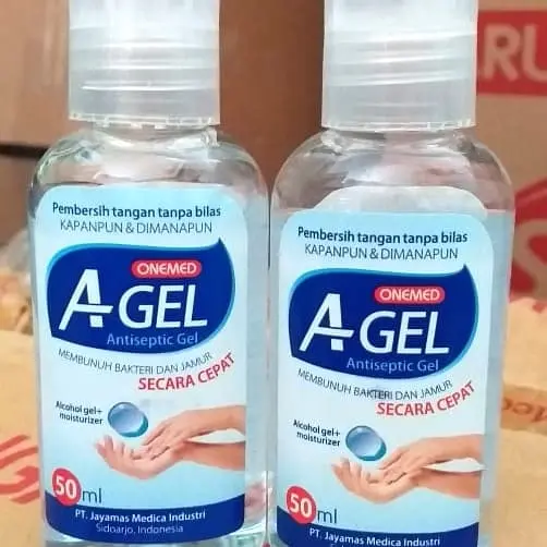 A Gel Onemed 50ml / Antiseptic Gel / Pembersih Tangan Tanpa bilas