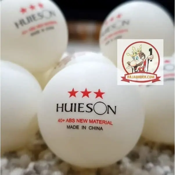 Bola Pingpong Tenis Meja HUIESON 40+ ABS New Material [PUTIH]