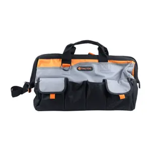 TACTIX TAS PERKAKAS KANVAS 50 CM | GATE MOUTH TOOL BAG