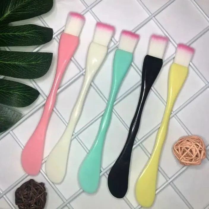 KUAS SPATULA MASKER WAJAH 2 IN 1 SERBAGUNA TERMURAH DAN TERLARIS