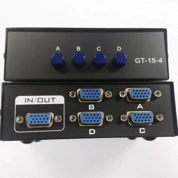 VGA Switch 4 Port 4in1 converter