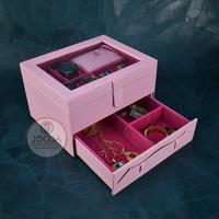 Gambar Box 3in1 Susun | Box Jam kombinasi Tempat Accesories dari Jogja Handycraft_NEW Kab. Bantul 4 Tokopedia