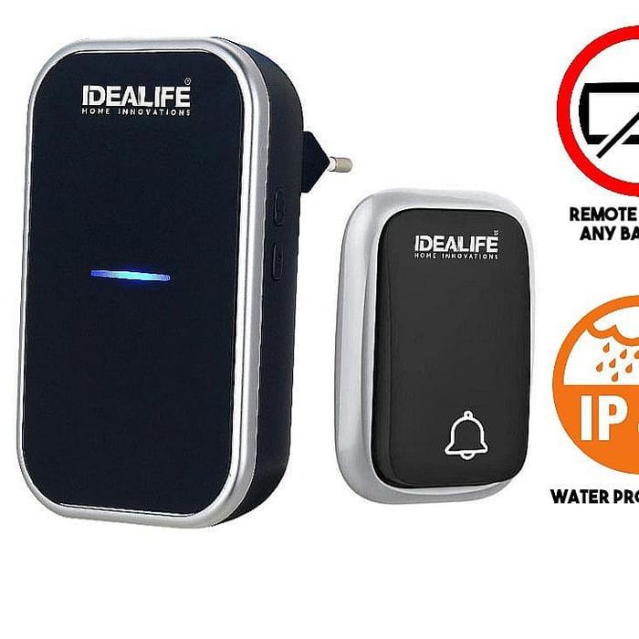 Gambar IDEALIFE - AC Wireless Doobell IL-295 *tanpa batere* dari IDEALIFE Outlet Jakarta Utara Tokopedia