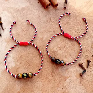 Gelang Tridatu Naga Mas & Tiger Eye