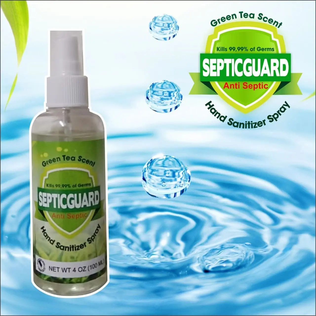 SEPTICGUARD HAND SANITIZER SPRAY