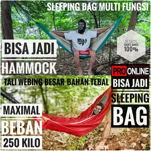 Sleeping bag Hammock 2 in 1 - sleepmock - tempat tidur gantung - sleep