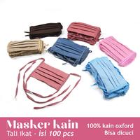 Gambar MASKER KAIN TALI ISI 100 PCS (READY STOCKS) dari MKY Clothing Kota Bandung 1 Tokopedia