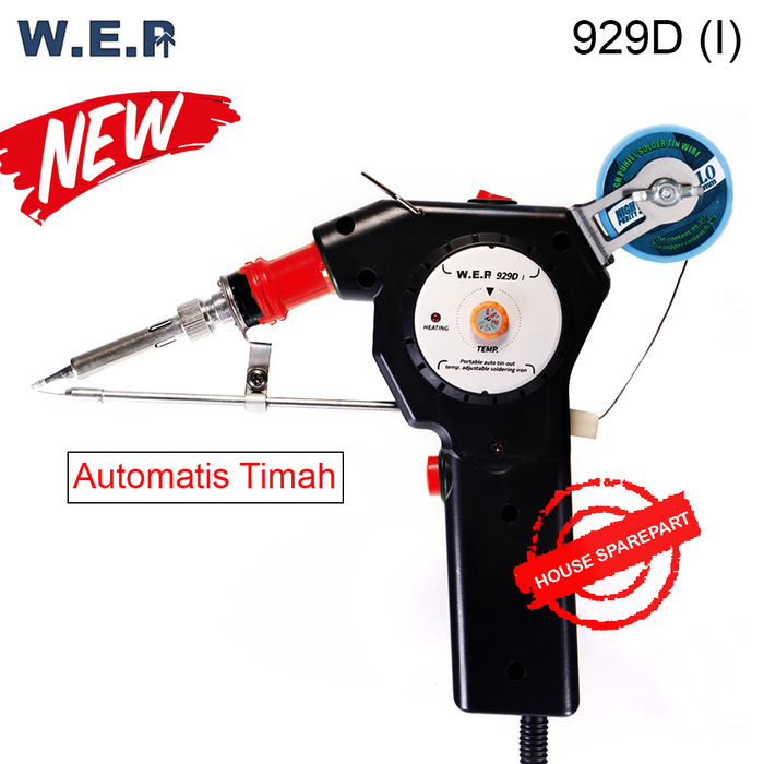 Gambar WEP 929D (I) Automatic Welding Auto Feeding Solder Gun Pengumpan Timah dari House Sparepart Kab. Tangerang Tokopedia