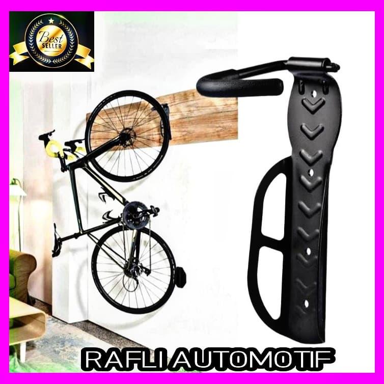 Rak Gantung Tempel Dinding Sepeda Vertikal Kapasitas 30KG Holder - Shop ...