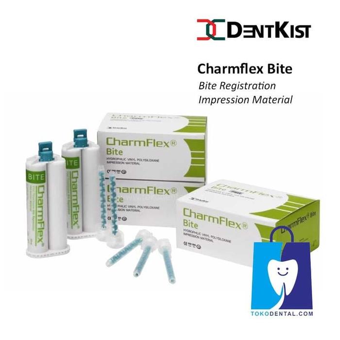Gambar Bahan Catatan Gigi Dental Bite Registration Impression Charmflex Bite dari Tokodental_NEW Kota Surabaya Tokopedia