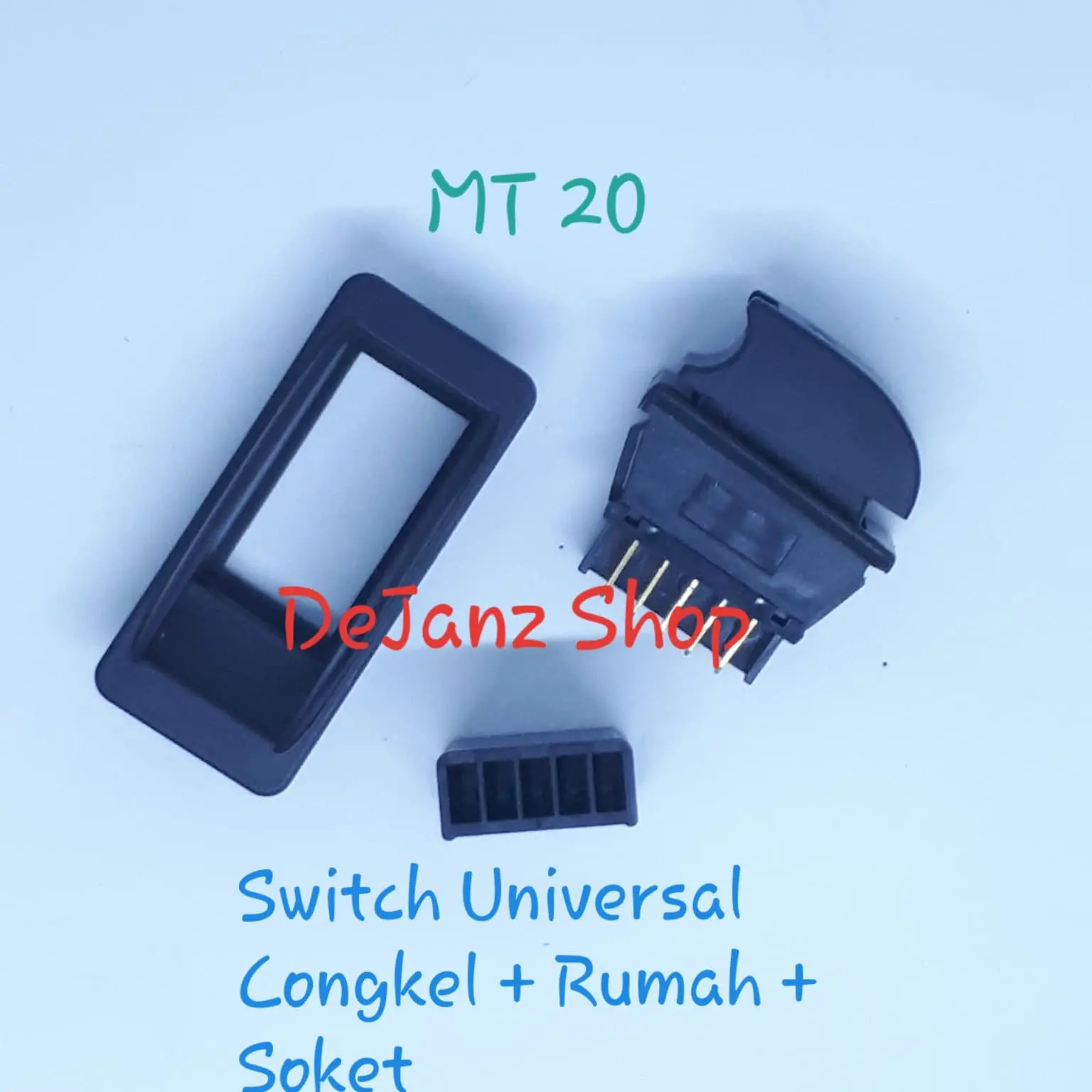 Switch Saklar Power Window Jendela Universal. Congkel/ Tarik. + Rumah