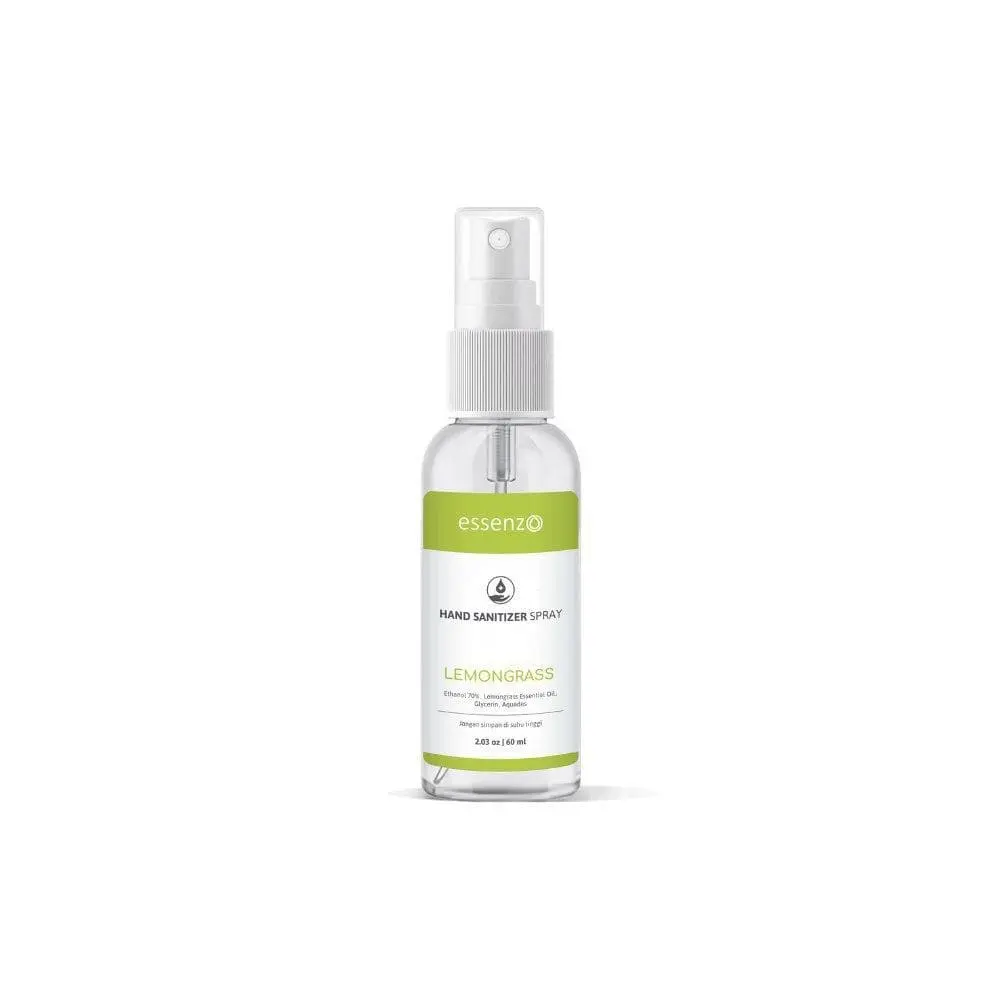 Lemongrass Hand Sanitizer Spray Essenzo - 30 ml