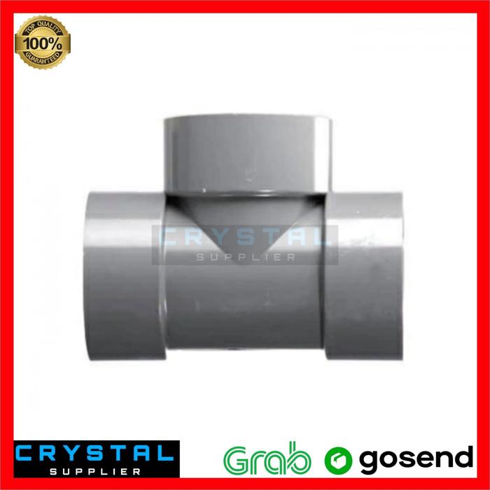 Gambar Tee VOSCAR 2 1/2" inch D PVC / T Te D dari Crystal Supplier Kota Semarang Tokopedia
