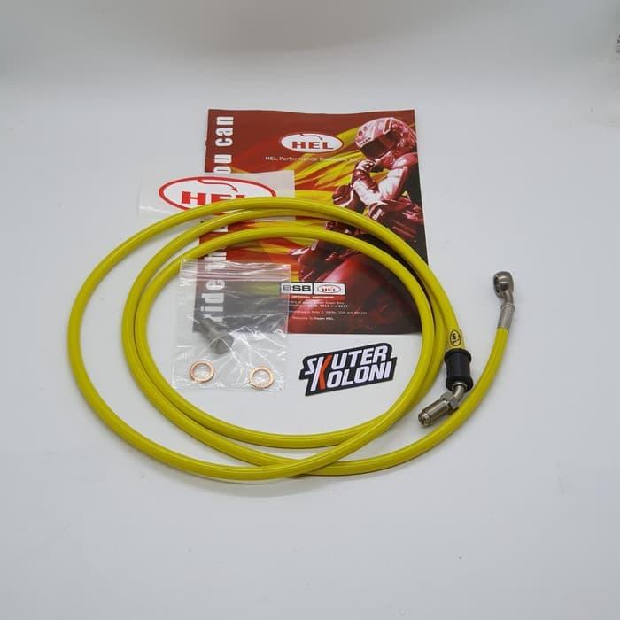 Gambar Hel Selang Rem ABS Rear Ori yellow Vespa GTV GTS iget hpe dari skuterkoloni Kab. Badung Tokopedia