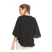Gambar Basix - Axel Blouse Black - Atasan Hitam Lengan Terompet O-Neck dari Mal Golden Truly Store Kota Administrasi Jakarta Utara 4 Tokopedia