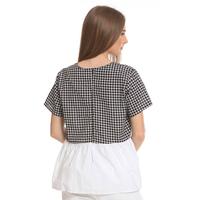 Gambar Basix - Blayze Top Blouse Black - Kombinasi Zara Poplin V-Neck dari Mal Golden Truly Store Kota Administrasi Jakarta Utara 4 Tokopedia