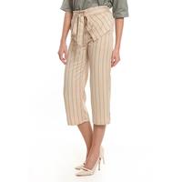 Gambar Basix - Clover Culotte Stripe Cream - Kulot Salur Krem Tali Pinggang dari Mal Golden Truly Store Kota Administrasi Jakarta Utara 2 Tokopedia
