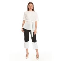 Gambar Basix - Blaine Blouse White - Atasan Putih Pinggang Tali dari Mal Golden Truly Store Kota Administrasi Jakarta Utara 4 Tokopedia