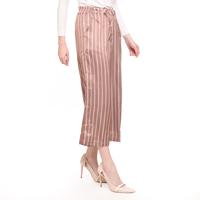 Gambar Basix - Barbara Strip Culotte Brown - Kulot Salur Coklat Pinggang Ring dari Mal Golden Truly Store Kota Administrasi Jakarta Utara 2 Tokopedia