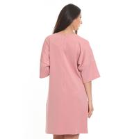 Gambar Basix - Nazaries Dress Pink - Lengan 3/4 O-Neck dari Mal Golden Truly Store Kota Administrasi Jakarta Utara 2 Tokopedia