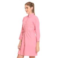 Gambar Basix - Zeline Basic Dress Soft Pink Lengan 7/8 Pinggang Tali dari Mal Golden Truly Store Kota Administrasi Jakarta Utara 2 Tokopedia