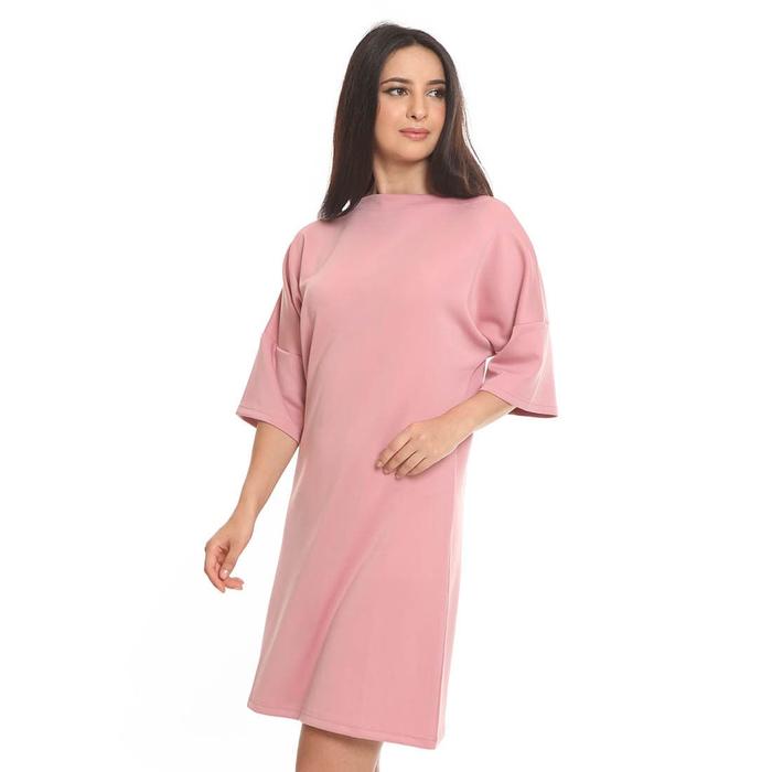 Gambar Basix - Nazaries Dress Pink - Lengan 3/4 O-Neck dari Mal Golden Truly Store Kota Administrasi Jakarta Utara Tokopedia
