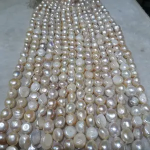 Mutiara barok bulat 13 mm (peach) (150)