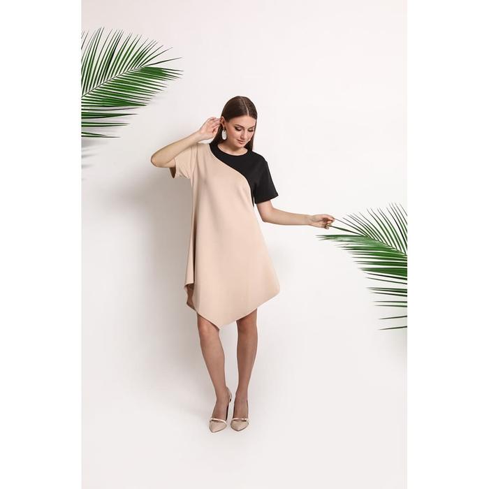 Gambar Naivee - Kyra Dress Black Cream - Terusan Kombinasi Warna Hitam Krem - 10 dari Mal Golden Truly Store Kota Administrasi Jakarta Utara Tokopedia