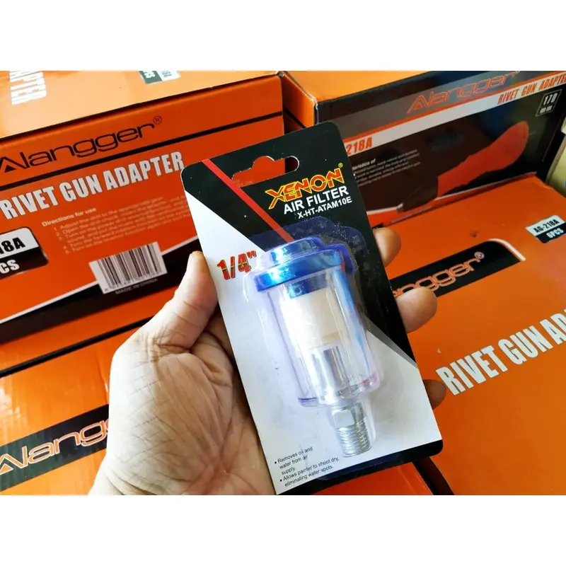 XENON air filter spray gun 1/4" water filter separator saringan udara 0