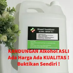 Hand Sanitizer Disinfektan Cair 5 L Alcohol Semprot Steril Barang