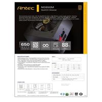 Gambar Antec NeoECO MODULAR 650W - 80+ Bronze Certified - Japanese Capacitor dari Duta Mandiri Infokom Kota Administrasi Jakarta Pusat 4 Tokopedia