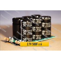 2.7V 500F Capacitor Module With 16V 83F Protection Balance Board, For DIY Projects