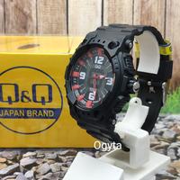 Gambar Q&Q Analog Jam Tangan Pria Hitam Strap Karet GW82J002Y Origin dari Ogytashop Kota Administrasi Jakarta Pusat 2 Tokopedia
