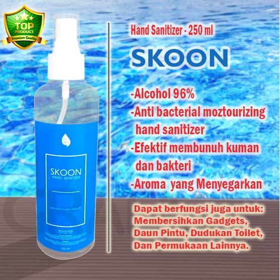 Gambar Hand Sanitizer - Skoon - 250 ml - Top Produk Premium - Harga Ekonomis dari Grafa Online Kota Administrasi Jakarta Timur Tokopedia